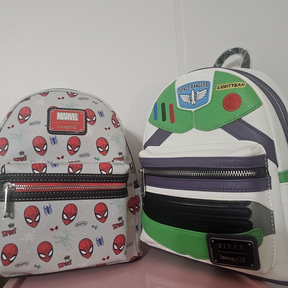 Buzz and Spider-Man loungefly bundle